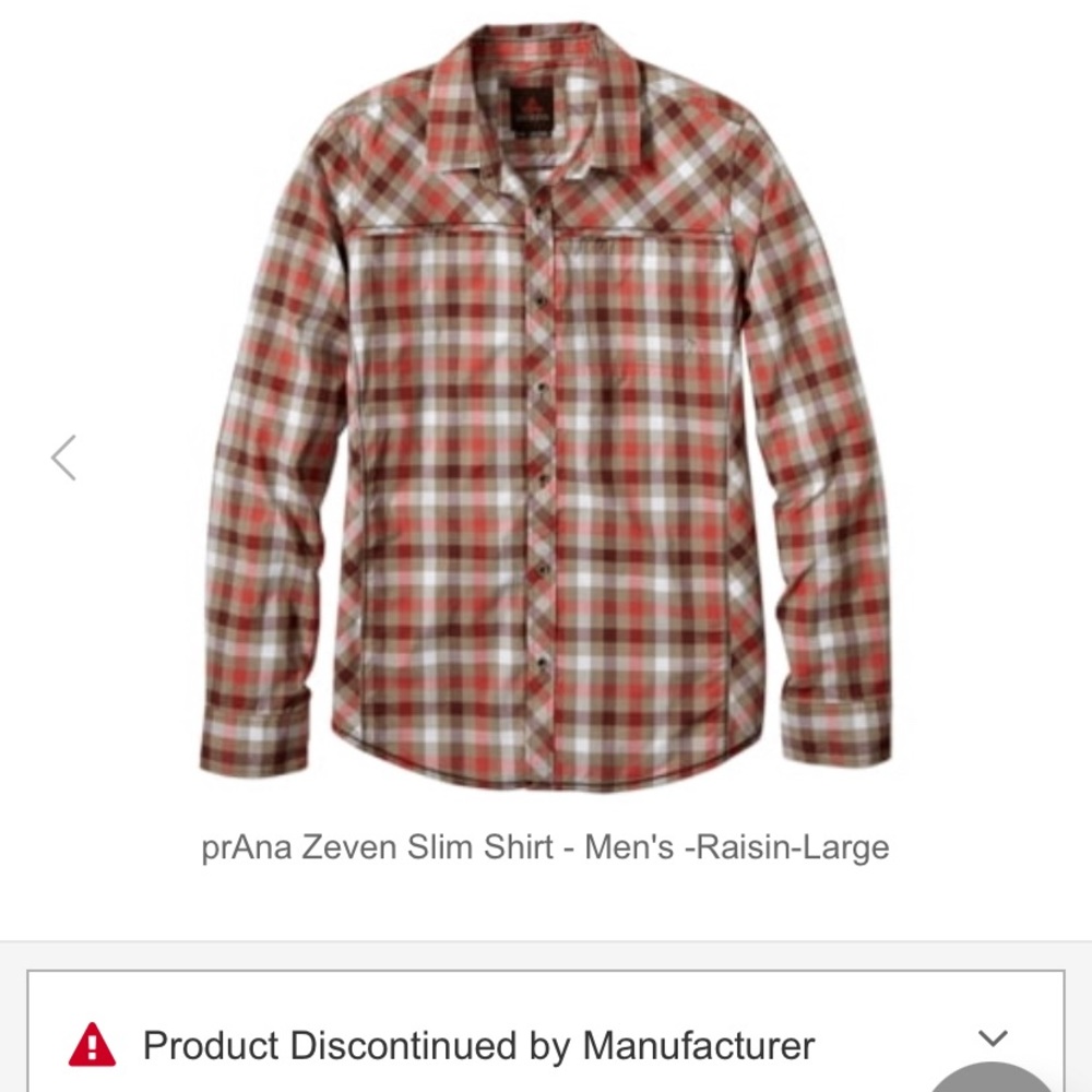 Prana slim fit button down